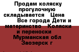 Продам коляску прогулочную, складывается › Цена ­ 3 000 - Все города Дети и материнство » Коляски и переноски   . Мурманская обл.,Заозерск г.